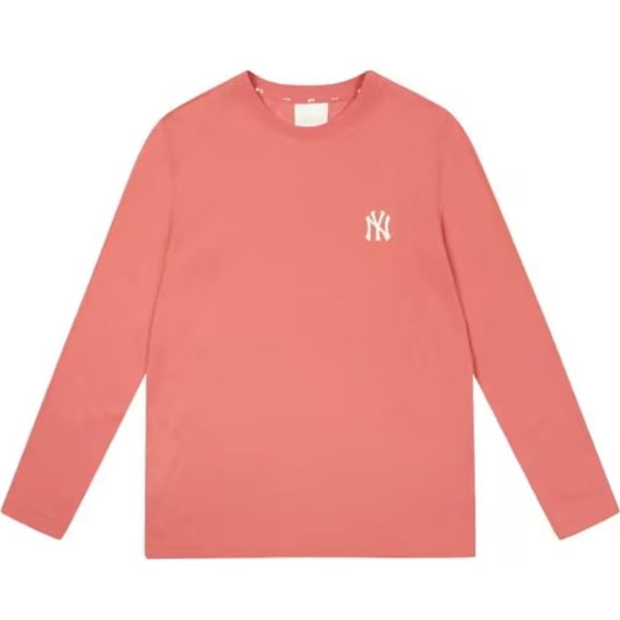 T-shirt Dopamine Ajusté à Manches Longues Imprimé Logo MLB Unisexes Hauts Orange 31TSB6041-50O S brown