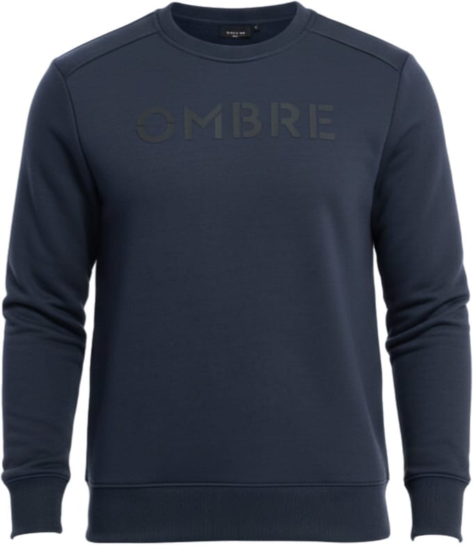 OMBRE Sweater - Regular Fit - Katoen - Lange Mouw Marine S