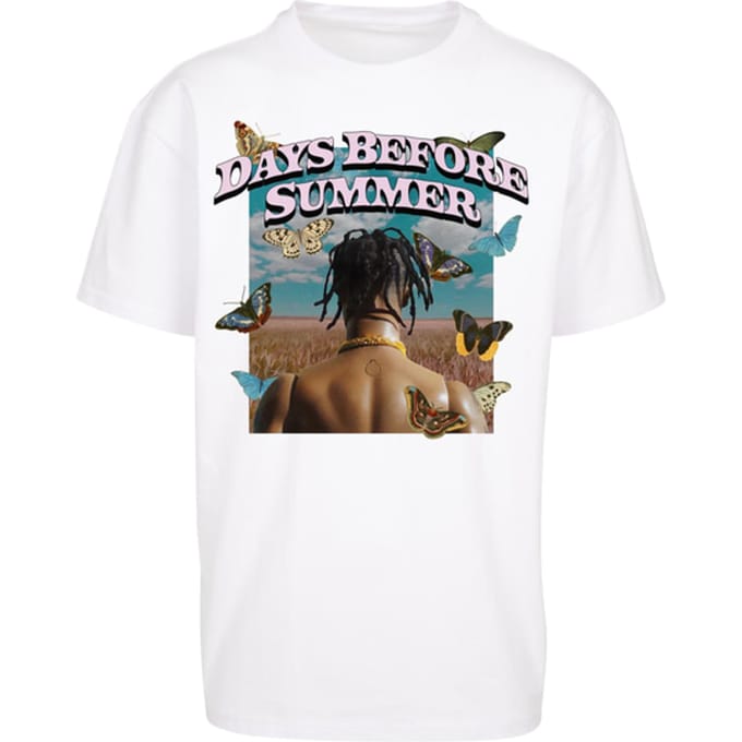 Mister Tee - Days Before Summer Oversize Heren T-shirt - XL - Wit