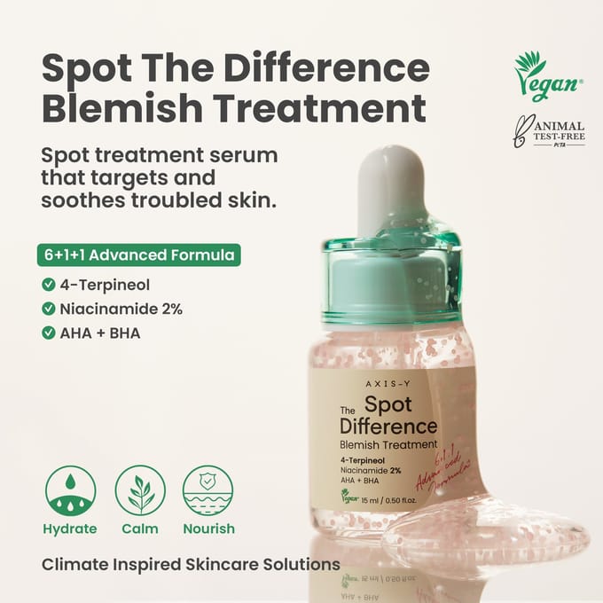 Axis-Y 6+1+1 Spot The Difference Onzuiverhedenbehandeling 15ml - Oplossing voor een heldere huid