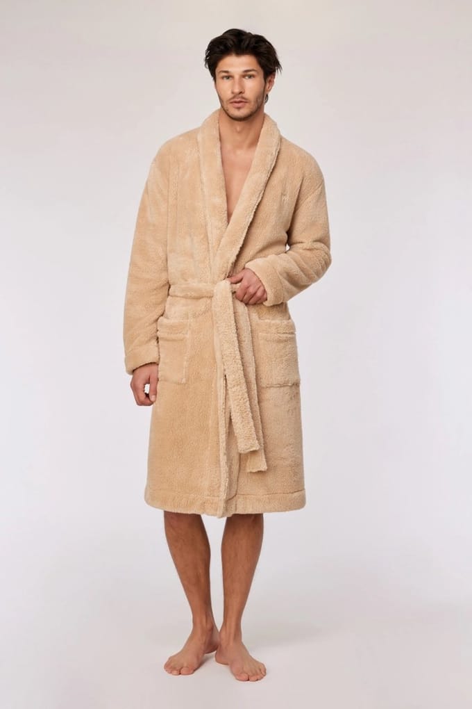 Woody kamerjas heren - beige - 252-10-MDS-M/127 - maat XL