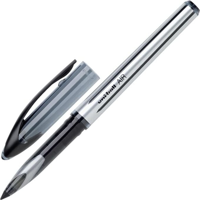 Uni-ball UBA-188-L - Zwarte Air Rollerbalpen – 0.7 mm