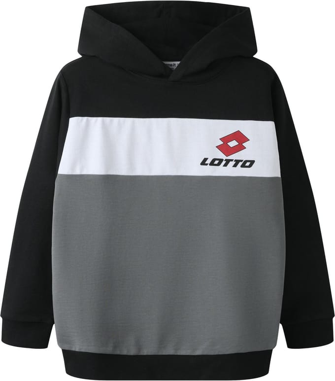 NAME IT - NKMJOG LOTTO NREG SWEAT WH UNB LNOOS VDE - Jongens - Sweaters