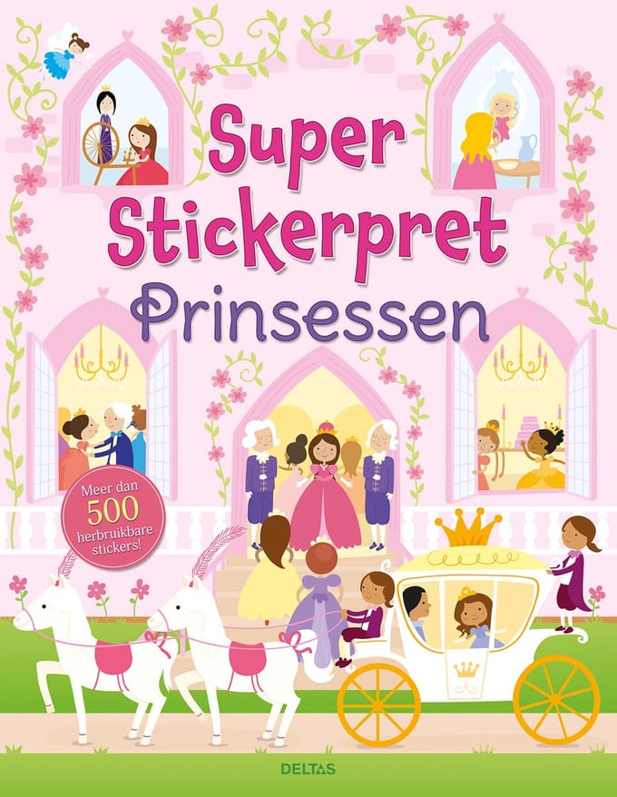 Super stickerpret - Prinsessen Educatieve boeken (spelletjes en raadsels)