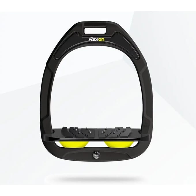 Ultra Grip Ingelaste stijgbeugels Groen/Zwart/Geel Flex-On Green Composite
