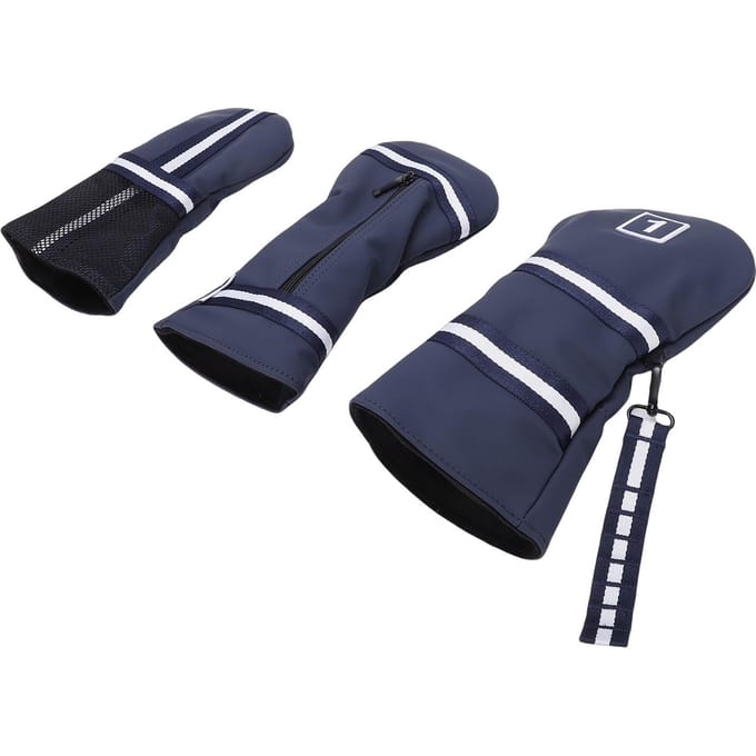 3 stuks   Head Covers voor Dames Heren Lichtgewicht Elastische Pasvorm Pluche Voering Polyester   1 3 UT Blauw blue