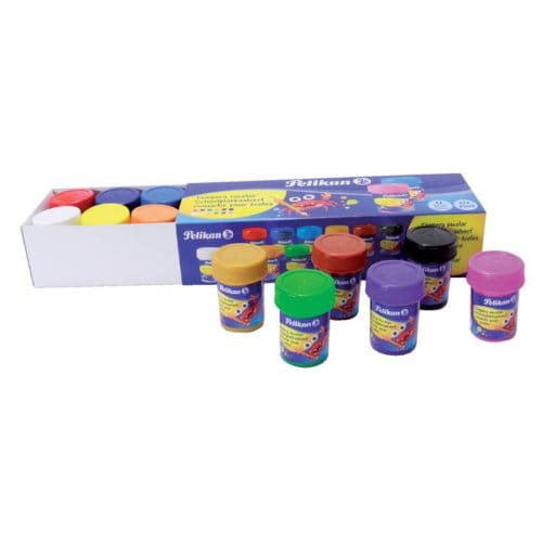 Pelikan schoolplakkaatverf - 12x25 ml - 12 kleuren