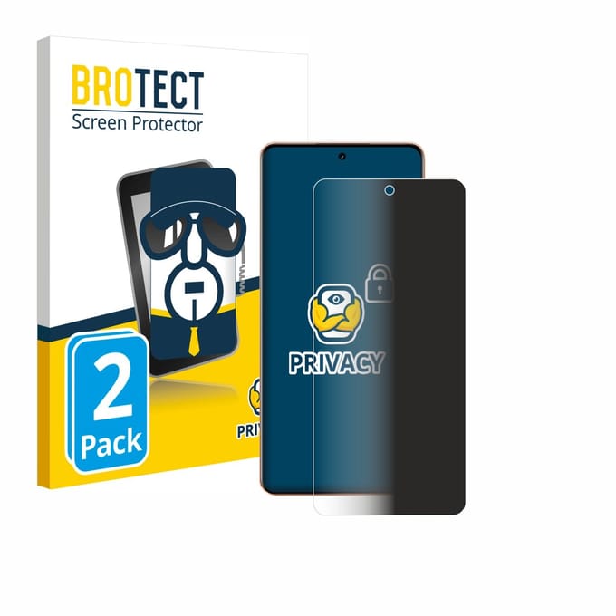 BROTECT - privacy screenprotector voor realme P4 Pro - Folie Beschermfolie Blauwlichtfilter 2 Stuks