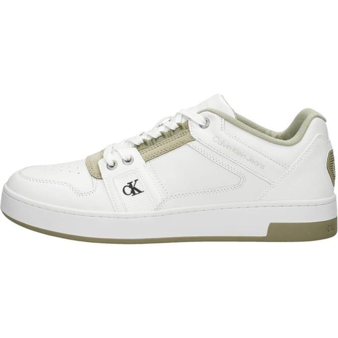 Calvin Klein - Cupsole Laceup Basket Low Lth Wit 45