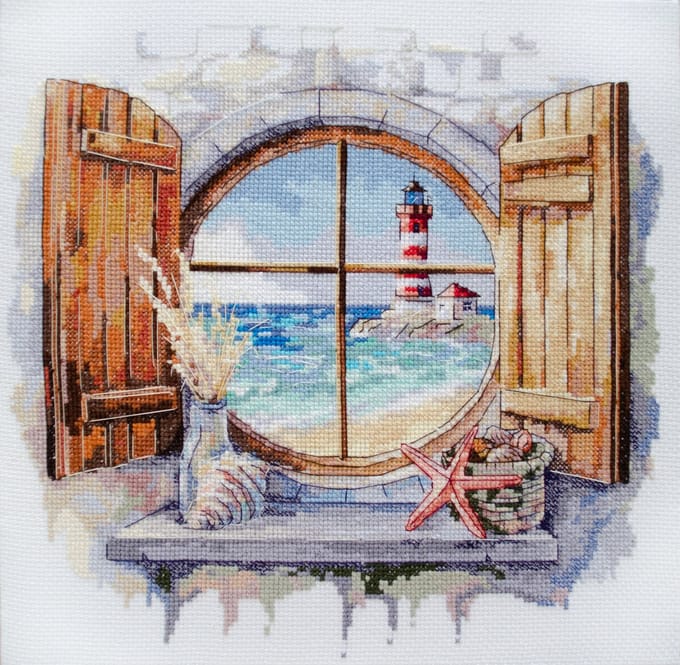 Borduurpakket ABRIS ART - Whispers of the Wind - Het fluisteren van de Wind - telpatroon 252
