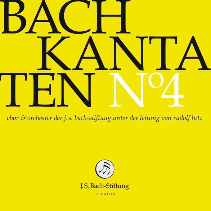 Chor & Orchester Der J.S. Bach-Stiftung, Rudolf Lutz - J.S. Bach: Bach Kantaten No.4 Bwv 78, 54, (CD)
