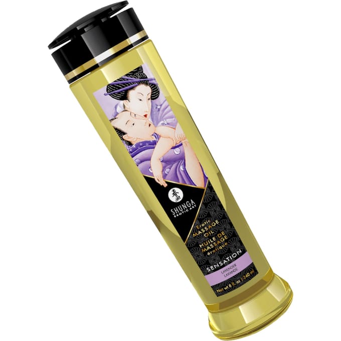 Shunga - Massageolie - Sensation Lavender - Lavendel -240 ml