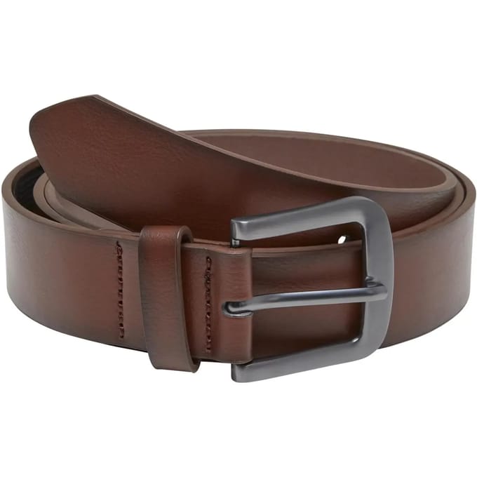 Urban Classics Easy Synthetic Leather Belt Riem bruin S-M Polyurethaan - Basics