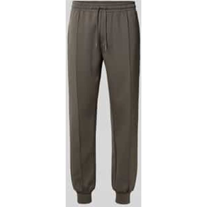 Slim fit sweatpants met tunnelkoord, model 'Carrot'