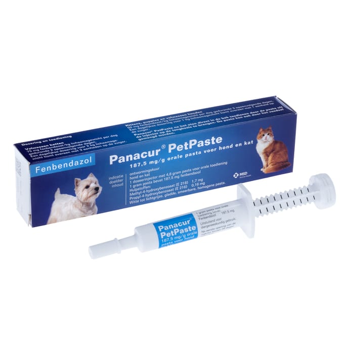 5g Panacur PetPaste Tegen Worminfecties Kat/Hond