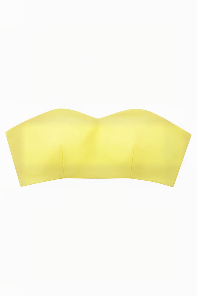 Marcell von Berlin Strapless Bustier Top Canary Yellow Größe: 36 | Tanktops Outlet | Damen | Gelb