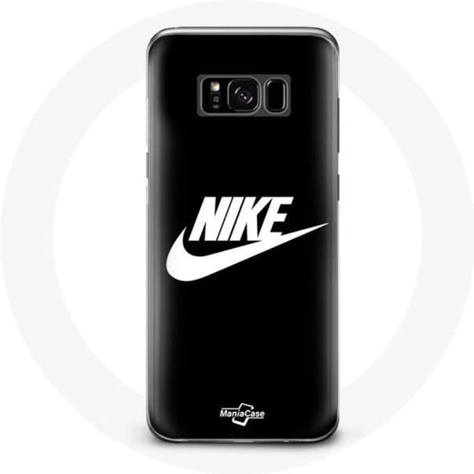 Hoesje - MANIACASE - Samsung Galaxy S8 plus - Nike Logo - Zwart - Hard zwart
