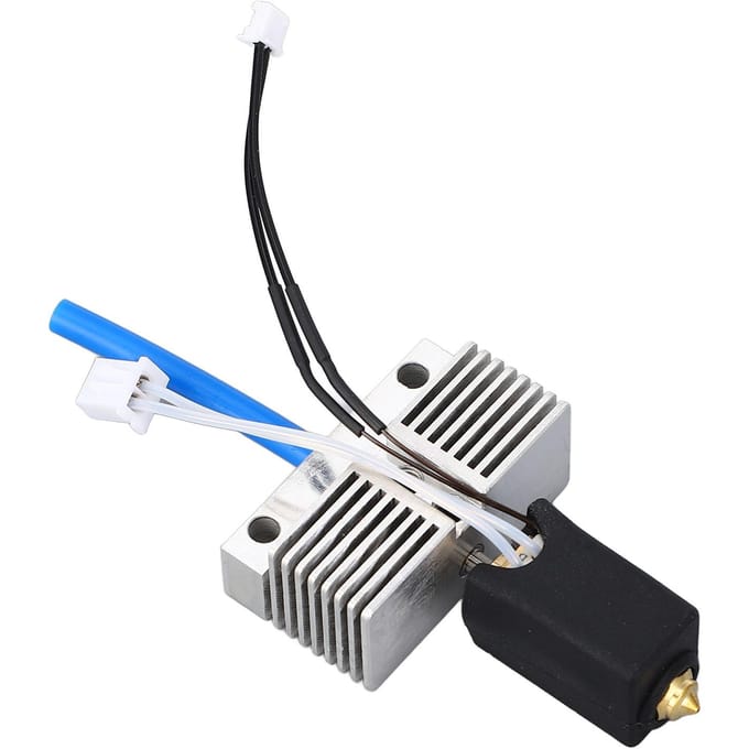 Extruder Hot End Kit Volledig Metalen Kop Verwarmingsblok 0.4mm Messing Nozzle voor Neptune 4 Plus 4 Maximum white