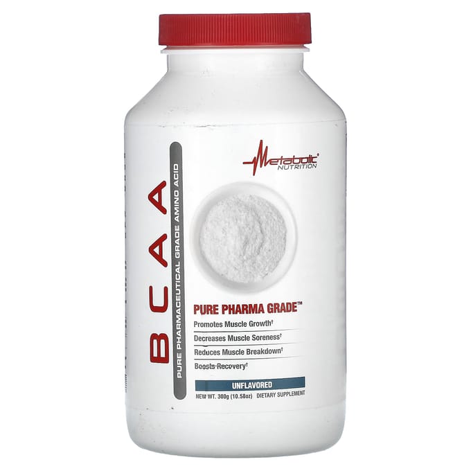 Metabolic Nutrition, BCAA, Non aromatisé, 10.58 oz (300 grammes)