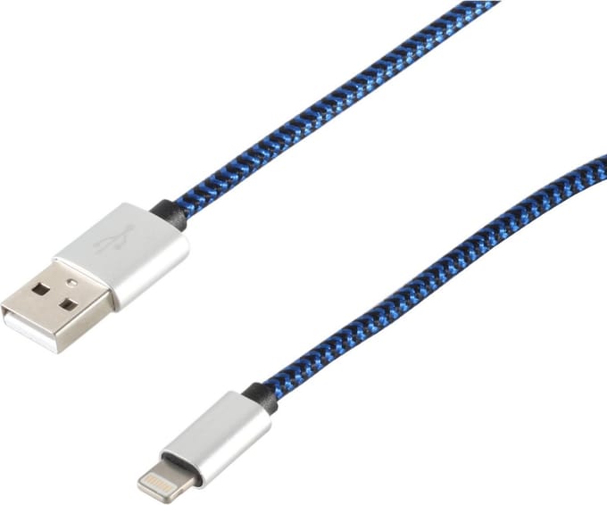 USB-Ladekabel A Stecker auf 8-pin Stecker 0,3m