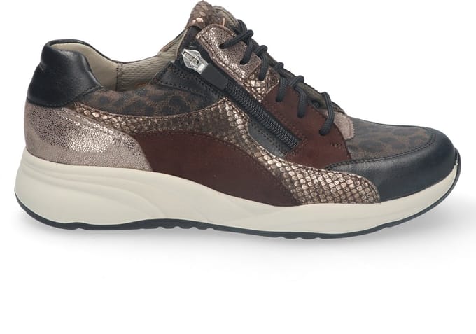 Durea - 6318 K - Lage sneakersDames sneakers - Kleur: Zwart - Maat: 40.5