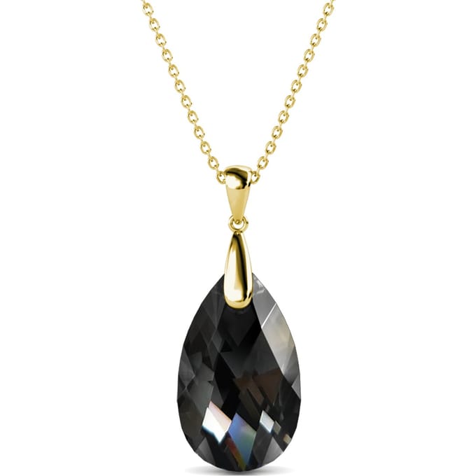Raindrop hangers - goud en zwart