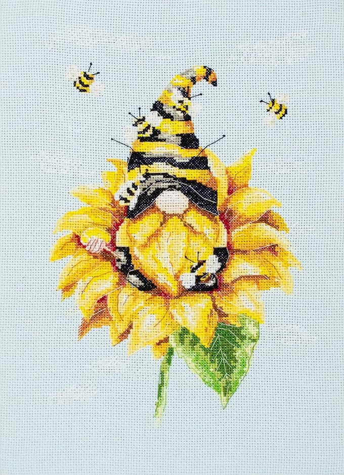 Borduurpakket ABRIS ART - Beekeeper - Bijenhouder
