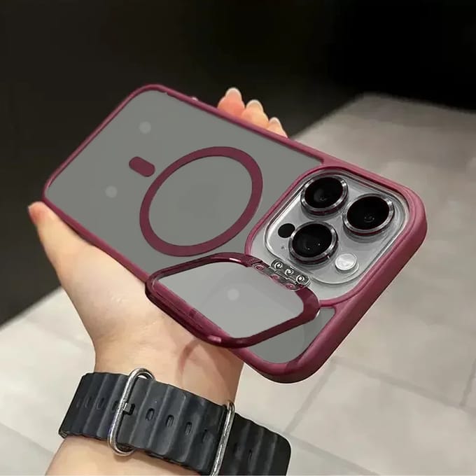GREEN ON Magsafe Case with Camera Door For IPhone 11 - Rood / Red