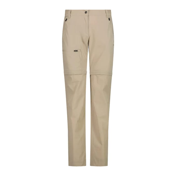 Dames Stretch Zip Wandellbroek met Cargozakken CMP