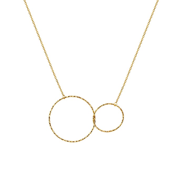 Celesta Silber Collier 925 Silber vergoldet