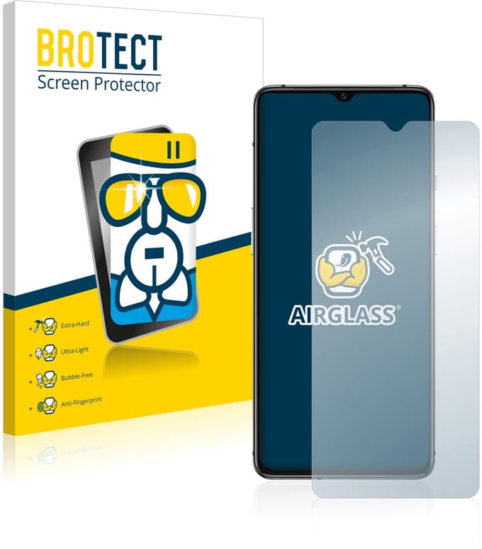 Screenprotector voor OnePlus 7T Beschermglas transparant