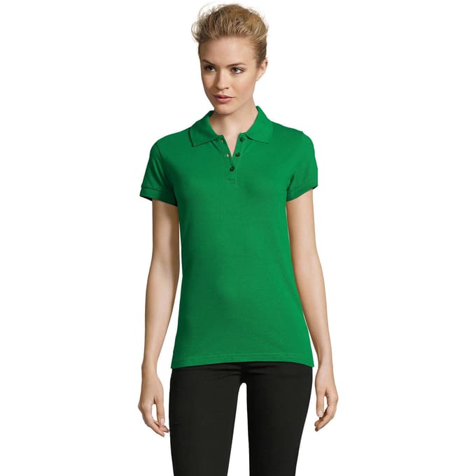 SOLS Dames/Dames Perfect Poloshirt (Kelly Groen)