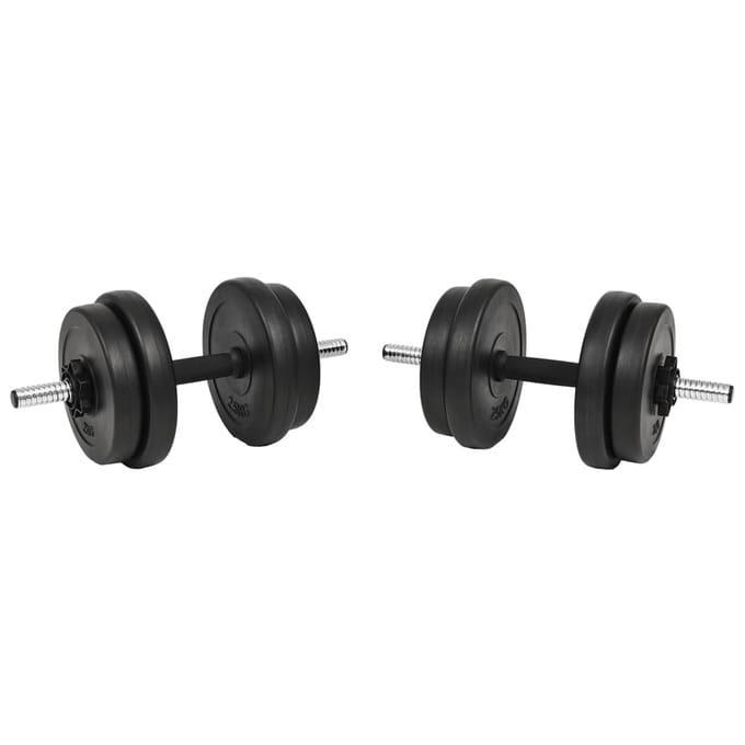 vidaXL - Halterset - 20 - kg - 14-delig