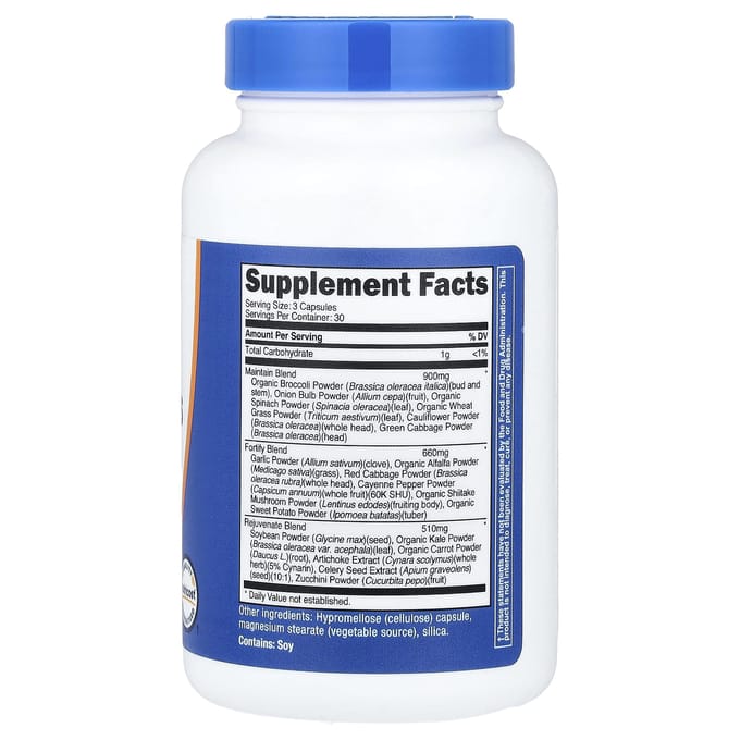 Nutricost, Daily Vegetable, 90 Capsules