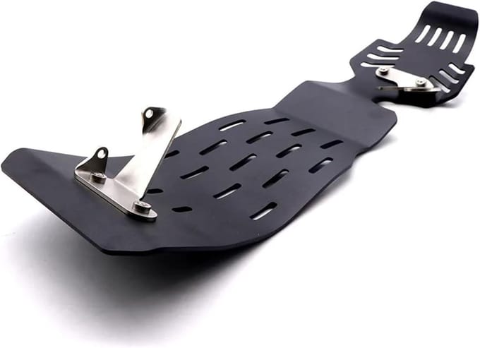 Motor Beschermplaat - Chassis Guard - Motor Beschermen - Dikke Aluminium Constructie - 1 Set - Zwart