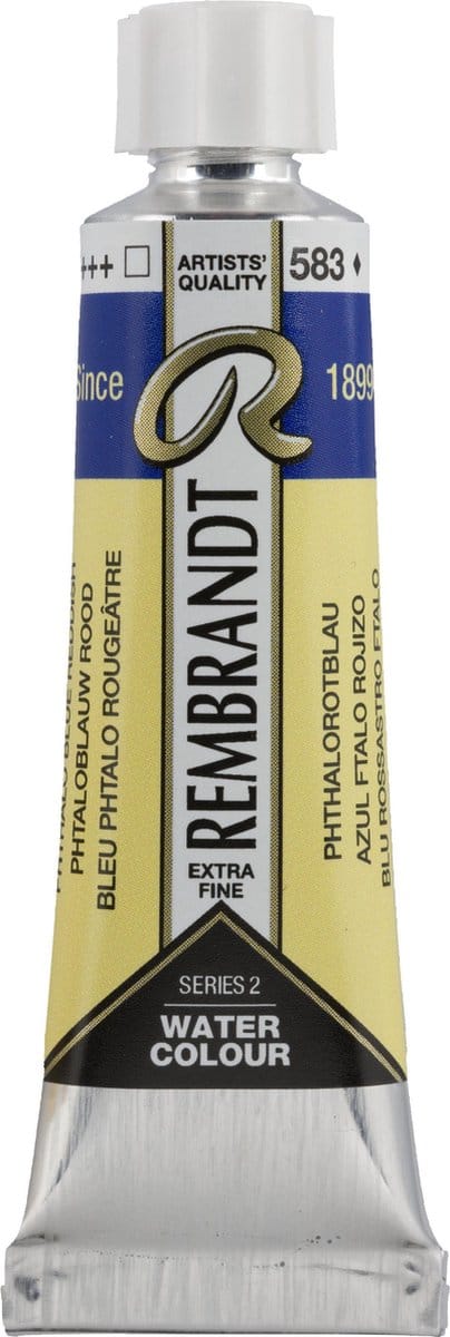 Rembrandt Aquarelverf Tube 10 ml Phtaloblauw Rood 583