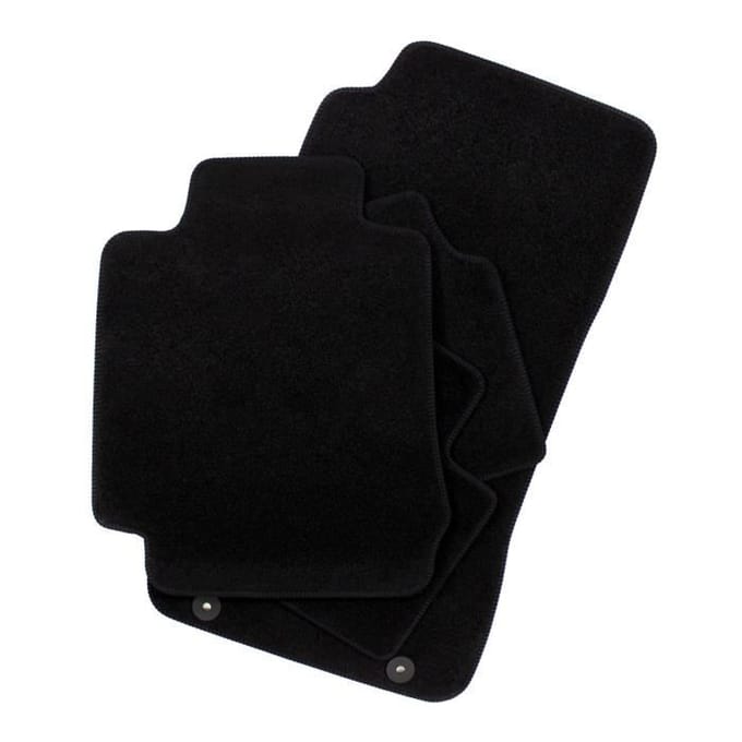 Tapis de sol - Mini Cooper - 2 pièces - Noir - Velours - Antidérapant