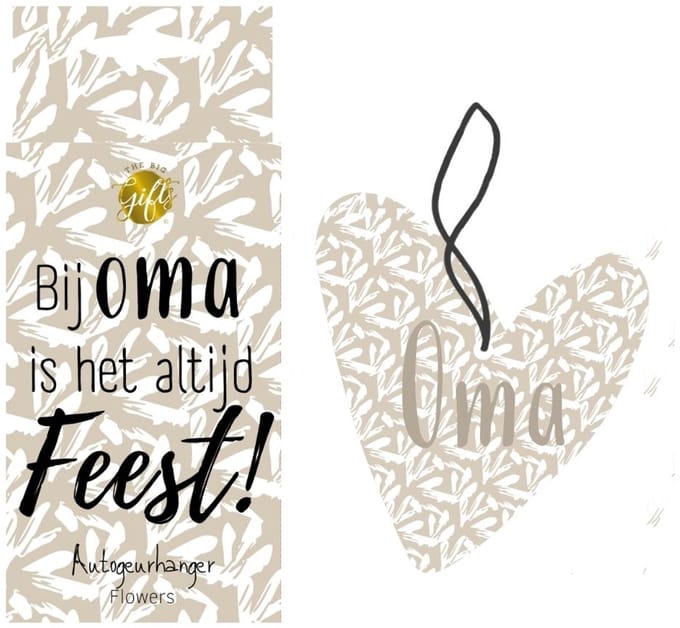 The Big Gifts Autogeurhanger - Oma