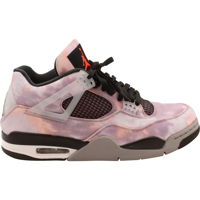 Nike Air Jordan 4 Retro Zen Master High Top Sneakers in Amethyst Canvas maat EU 45
