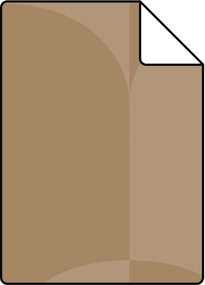 Proefstaal ESTAhome behang art deco bogen donker beige - 26.5 x 21 cm - 131236-S