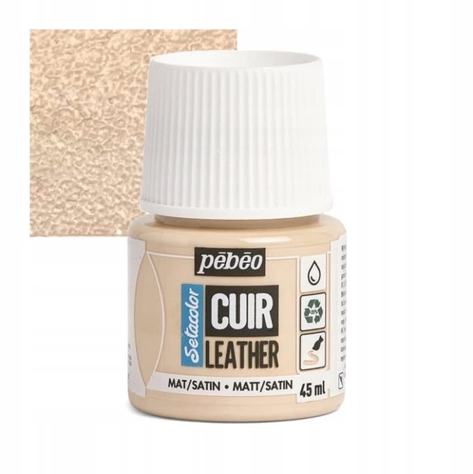 Pebeo Setacolor leer verkrijgbaar - 45ml - Rose Beige