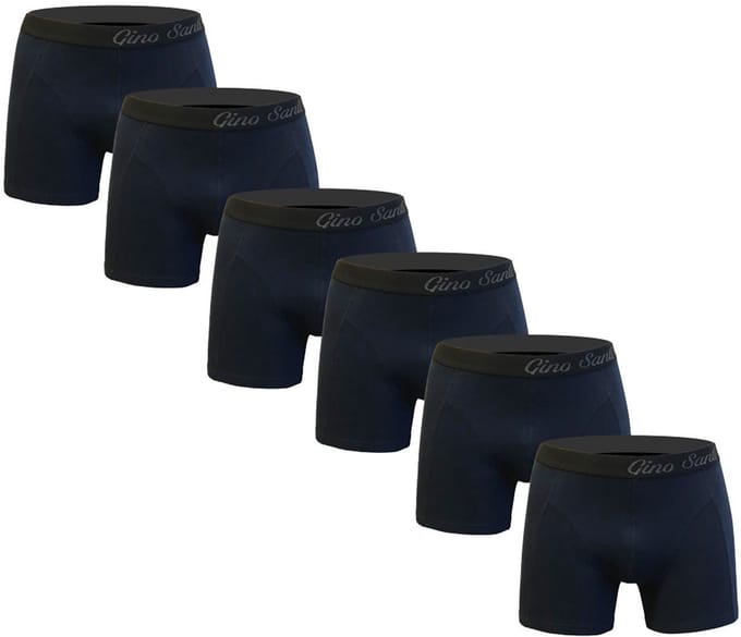 Gino Santi Boxershort Blauw 6pack