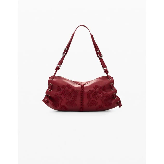 Desigual schoudertas Alisio Xela Shoulder Bag Carmine rood