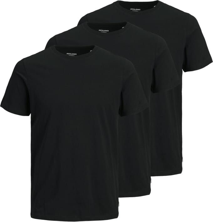JACK & JONES- JJEORGANIC BASIC TEE SS O-NE 3PK MP NOOS - Heren - T-shirt