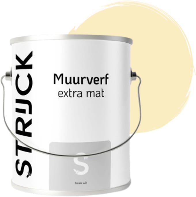 STRIJCK Muurverf Extramat - Vanille - 136Y-2 - 2.5 liter