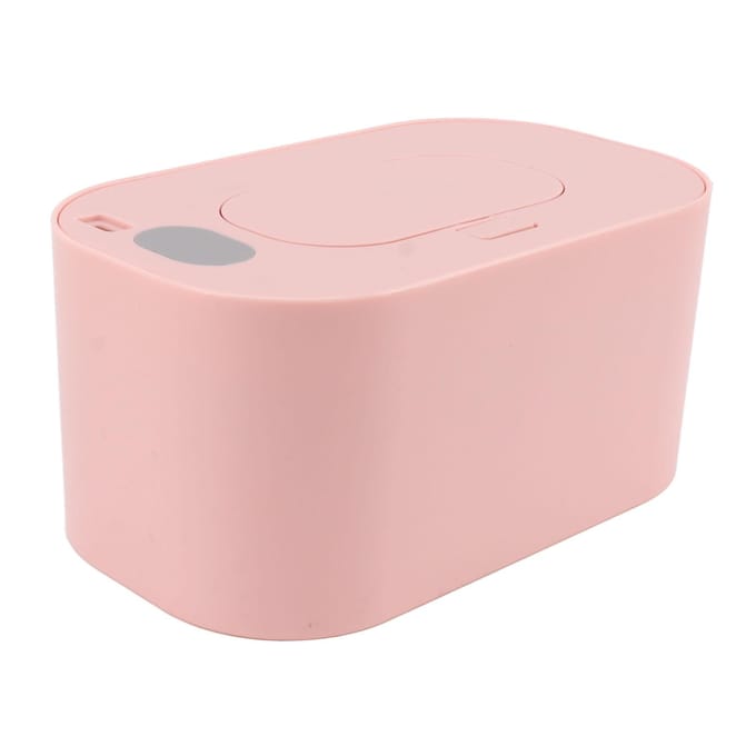 Doekjeswarmer Dispenser voor vochtige doekjes USB-gevoed Constante temperatuur Grote capaciteit met display Doekjes roze