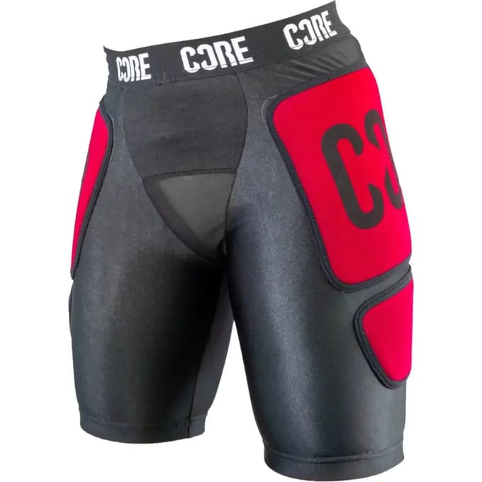 Core Impact Stealth Shorts black red