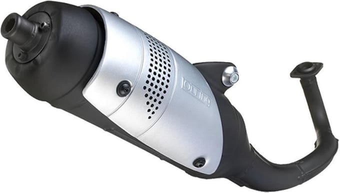 nieuwe leovince uitlaatdemper voor gilera 50 ice gp scooter