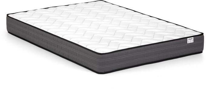 Vente-unique Bedframe stof grijs 160 x 200 cm