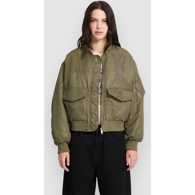 Volcom Fa Vaderetro Bombers Jas groen